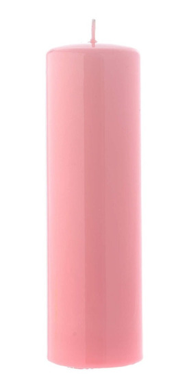 cirio apagado color rosa